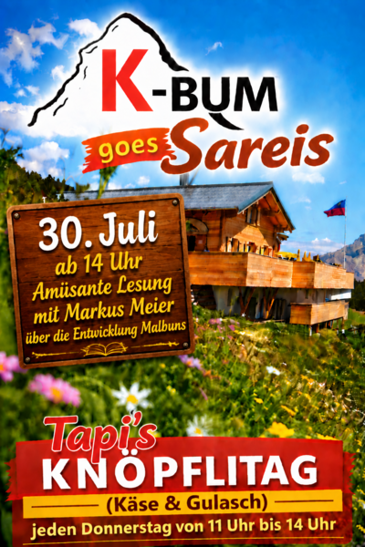 Diesen Donnerstag im Bergrestaurant Sareis 