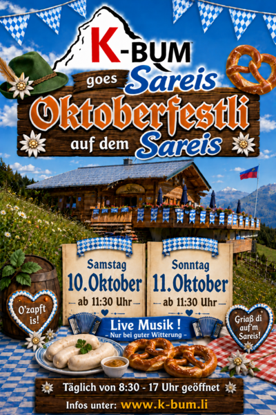 Oktoberfestli auf dem Sareis