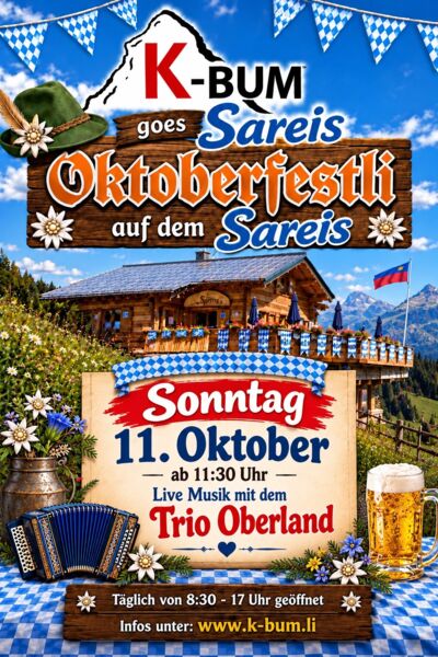 Oktoberfestli auf dem Sareis