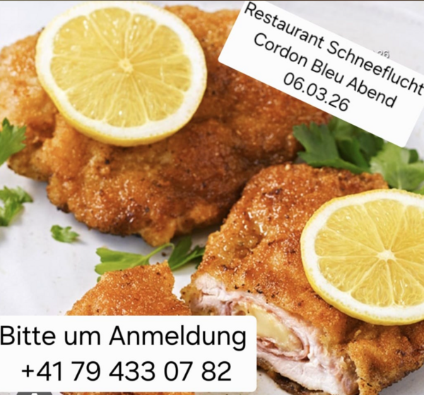 Cordon Bleu in der Schneeflucht am 06.03.2026
